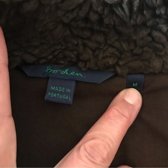 Boden Women’s Medium Fuzzy Brown Vest. - Picture 4 of 5